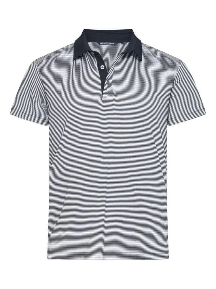 Cutter & Buck Cutter & Buck - Virtue Polo Stripe Heren - Dark Navy