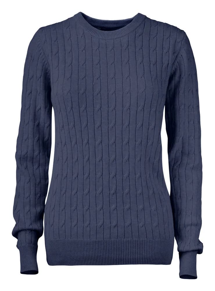 Cutter & Buck Cutter & Buck - Blakely Knitted Sweater Dames - Navy Mélange