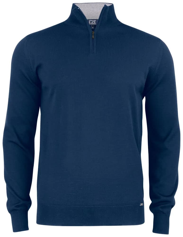 Cutter & Buck Cutter & Buck - Everett HZ Sweater Heren - Dark Navy