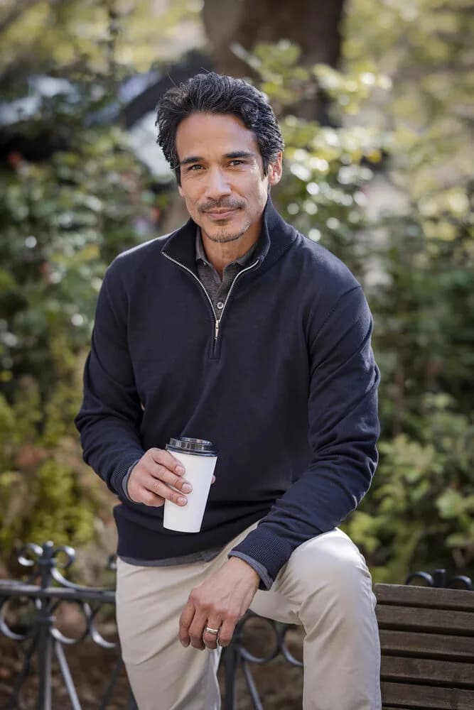 Cutter & Buck Cutter & Buck - Oakville Half Zip Sweater Heren