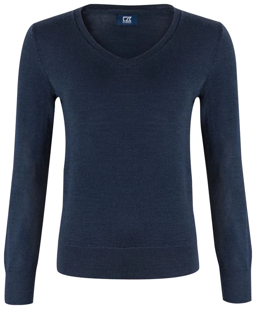 Cutter & Buck Cutter & Buck - Vernon V-neck Dames - Dark Navy