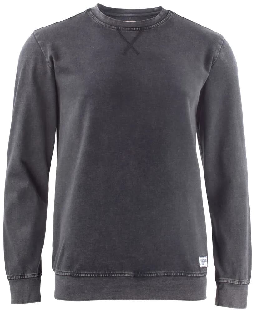 Cutter & Buck Cutter & Buck - Thorp Denim Crew Heren - Grijs