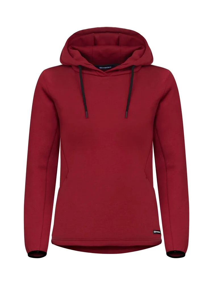 Cutter & Buck Cutter & Buck - Pemberton Hood Dames - Biker Rood