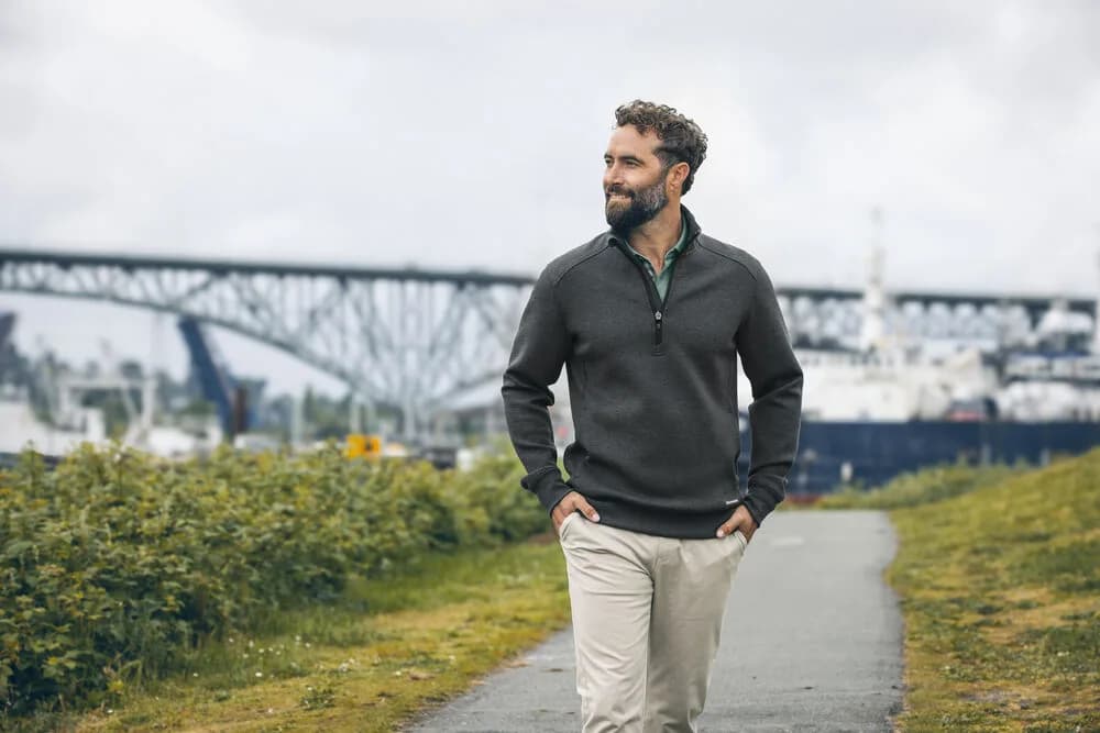Cutter & Buck Cutter & Buck - Pemberton Half Zip Heren